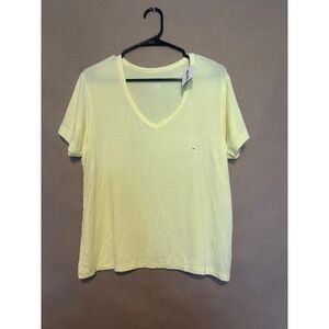 NWT American Eagle Shirt Womens Extra Small Soft Sexy Short Sleeve Yellow XS
